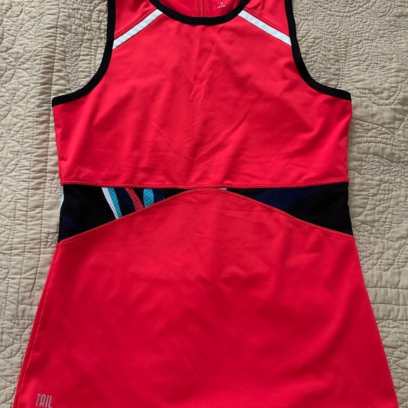 Tail Tennis Golf Athletic Tank top shirt White Size Small - Picture 2 of 4